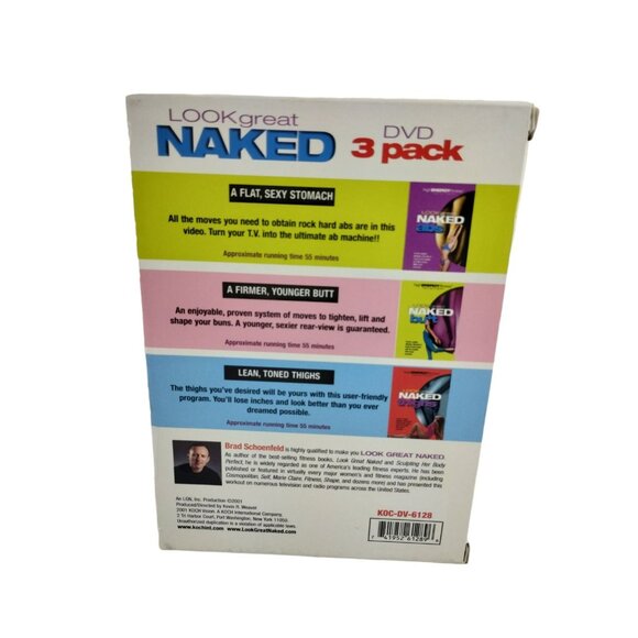 Look Great Naked: Abs, Butt and Thighs 3 DVD Set High Energy Fitness Training - Picture 3 of 12